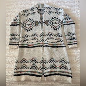 My Michelle Multicolor Patterned Cardigan Medium